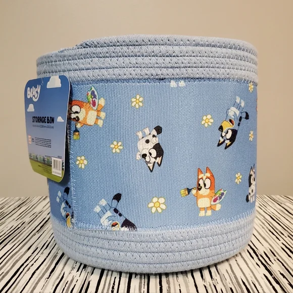 Bluey Roped Storage Basket 9in x 8in - Picture 2 of 3